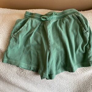 Old Navy Sage Green Drawstring Athletic Shorts